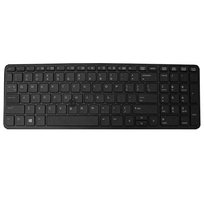 HP - 733688-A41 - HP Tastatur - hinterleuchtet - Belgien - für ZBook 15 Mobile Workstation