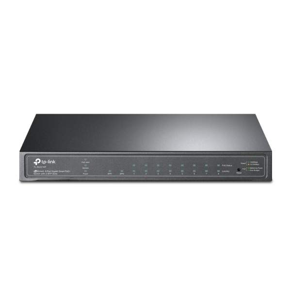 TP-Link - TL-SG2210P - JetStream TL-SG2210P Switch - Managed - 8 x 10/100/1000 + 2 x SFP - desktop - PoE (53 W)