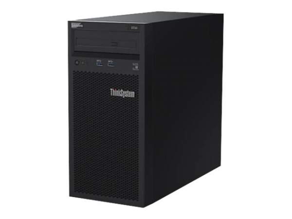 Lenovo - 7Y49A03XEA - ThinkSystem ST50 7Y49 - Server - tower - 4U - 1-way - 1 x Xeon E-2224G / 3.5 GHz - RAM 8 GB - HDD 2 x 1 TB - DVD-Writer - UHD Graphics P630