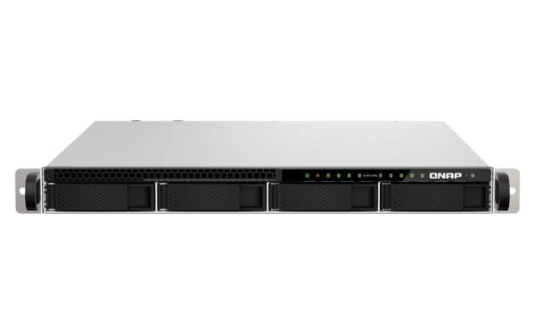 QNAP - TS-H987XU-RP-E2334-16G - NAS server - 9 bays - rack-mountable - SATA 6Gb/s / PCIe (NVMe) / U.2 - RAID RAID 0 1 5 6 10 50 60 RAID TP - TM - RAM 16 GB - 2.5 Gigabit Ethernet / 10 Gigabit Ethernet - iSCSI support - 1U