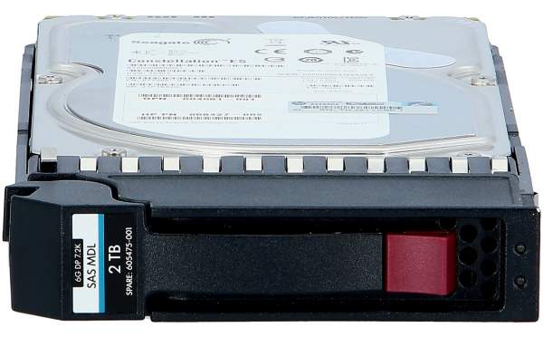HPE - 605475-001 - 2TB 3.5" SAS 6G 7200 rpm 2000GB SAS Interne Festplatte