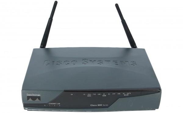 Cisco - CISCO876W-G-E-K9 - ADSLoISDN Security Router w/wireless 802.11g ETSI compliant