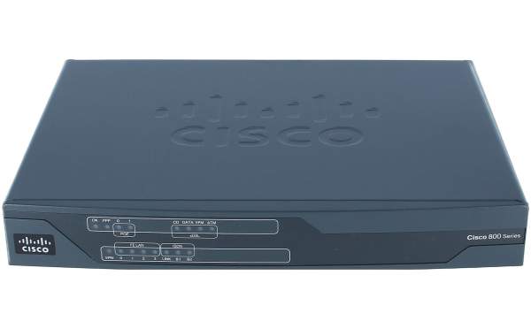 Cisco - C888-K9 - 888 G.SHDSL Router with CUBE - Router - WLAN 100 Mbps - 4-Port