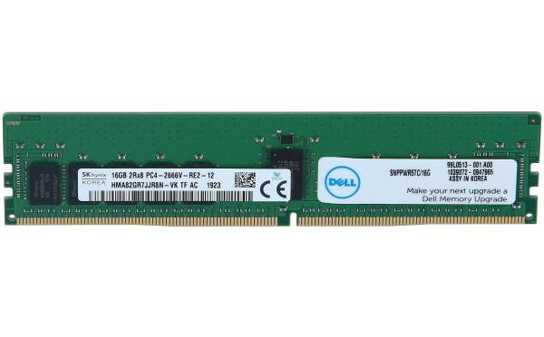 Dell - AA940922 - 16GB Memory RAM - 2RX8 DDR4 RDIMM 2666MHz