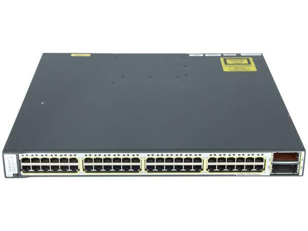 Cisco - WS-C3750E-48PD-E - Catalyst 3750E 48 10/100/1000 PoE+2*10GE(X2),750W,IPS s/w