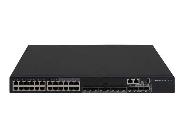 HP - R9L61A - FlexNetwork 5140 HI - Switch - 1-slot - L3 - Managed - 24 x 10/100/1000 + 8 x combo Gigabit SFP + 4 x 10 Gigabit Ethernet / 1 Gigabit Ethernet SFP+ - side to back airflow - rack-mountable