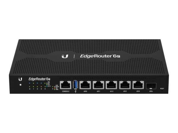 UbiQuiti - ER-6P - Networks EdgeRouter 6P - WAN Ethernet - Gigabit Ethernet - Nero