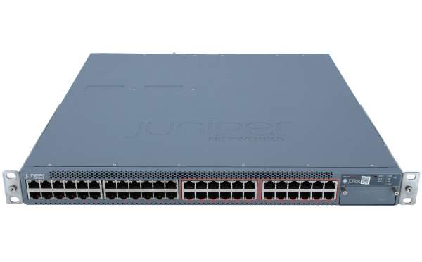 JUNIPER - EX4300-48MP - EX Series EX4300-48MP - Switch - L3 - managed - 24 x 10/100/1000 + 24 x 100/1000/2.5G/5G/10GBase-T (PoE++)