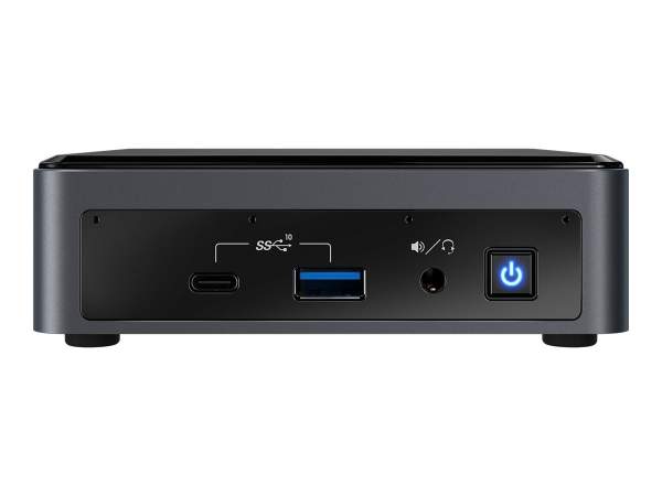 Intel - BXNUC10I7FNKPA2 - Intel Next Unit of Computing Kit 10 Performance - Barebone - 1 x Core i7 10710U / 1.1 GHz - RAM 8 GB - SSD 256 GB