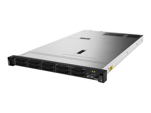 Lenovo - 7X02A0F4EA - ThinkSystem SR630 7X02 - Server - rack-mountable - 1U - 2-way - 1 x Xeon Silver 4210R / 2.4 GHz - RAM 32 GB - SAS - hot-swap 2.5" bay(s) - no HDD - Matrox G200 - no OS