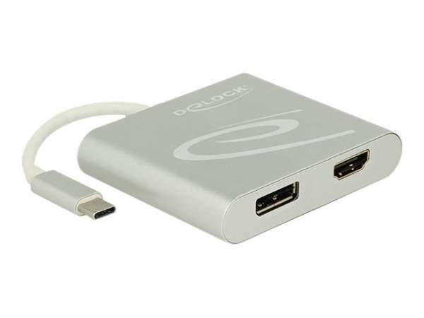 DELOCK - 87716 - USB-C Splitter (DP Alt Mode) > 1x HDMI, 1x DP Buchse