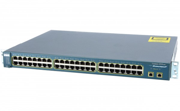 Cisco - WS-C2950SX-48-SI - 48 10/100 and 2 1000BASE-SX uplink ports, Standard Image