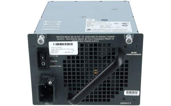 Cisco - PWR-C45-2800ACV - Catalyst 4500 2800W AC Power Supply (Data and PoE)1995