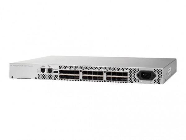 HPE - AM866B - 8/8 Base (0) e-port SAN Switch - Switch - 8-Port - USB 2.0 Rack-Modul