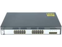 Cisco - WS-C3750G-24TS-S - Catalyst 3750 24 10/100/1000 + 4 SFP Std Multilayer