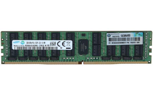 HP - 774174-001 - 32GB 2133MHz PC4-2133P-L DDR4 quad-rank x4 LRDIMM 32 GB DDR-4 2.133 MHz LR-DIM