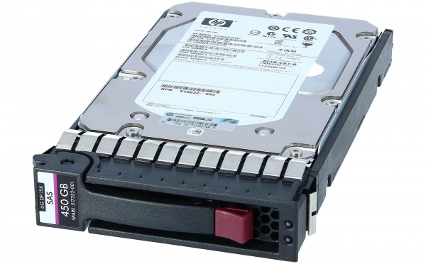 HP - EF0450FATFE - 450GB SAS 15K RPM 6G HOT PLUG LFF - Festplatte - Serial Attached SCSI (SAS)