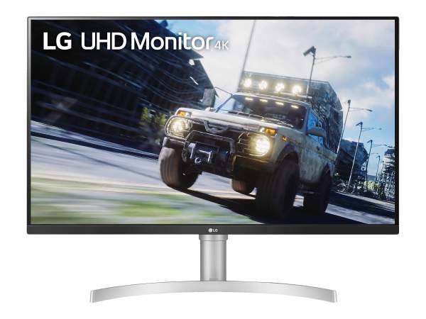 LG - 32UN550-W - LED monitor - 32" (31.5" viewable) - 3840 x 2160 4K 60 Hz - VA - 2xHDMI - DisplayPort - speakers