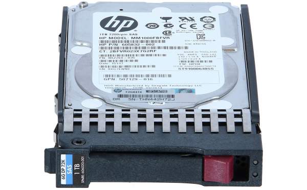 HPE - 507129-016 - HP 1TB 7.2K 6G SAS SFF HDD - Festplatte - Serial Attached SCSI (SAS)