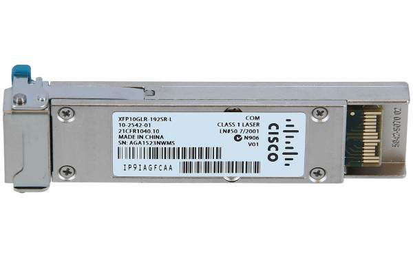 Cisco - XFP10GLR-192SR-L= - Low Power multirate XFP supporting 10GBASE-LR and OC-192 SR