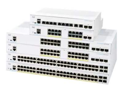 Cisco - CBS350-16T-E-2G-EU - 16 x 10/100/1000 + 2 x Gigabit SFP - L3 - Managed