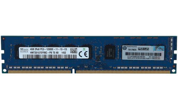 HP - 669322-B21 - HP 4GB (1x4GB) Dual Rank x8 PC3-12800E (DDR3-1600)? Unbuffered CAS-11 Memory K