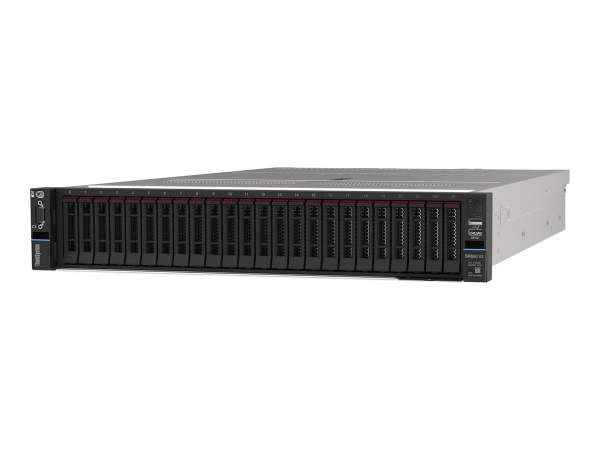 Lenovo - 7D76A04FEA - ThinkSystem SR650 V3 7D76 - Server - rack-mountable - 2U - 2-way - 1 x Xeon Silver 4410Y / 2 GHz - RAM 32 GB - no HDD - AST2600 - no OS - monitor: none