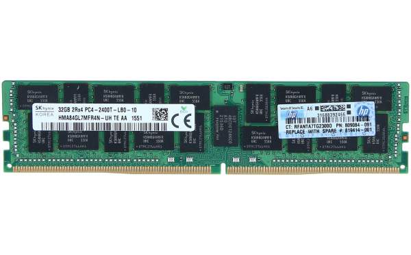 HPE - 805353-B21 - MEM 32GB 2Rx4 DDR4-2400MHz - 32 GB - DDR4