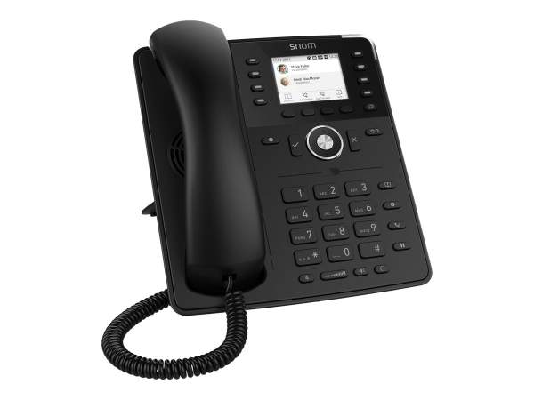 Snom - 4389 - D735 - VoIP phone - 3-way call capability - SIP - RTCP - SIPS - black
