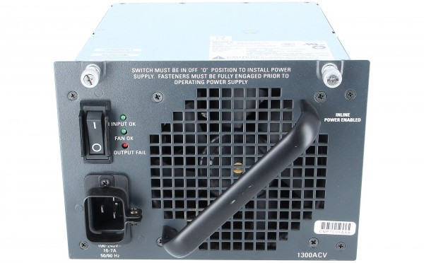 Cisco - PWR-C45-1300ACV - Catalyst 4500 1300W AC Power Supply (Data and PoE)