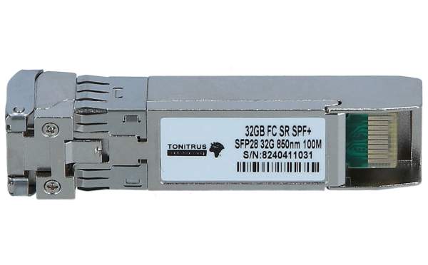 Tonitrus - FA-XR2-32G-FC-SFP-SR - SFP28 Transceiver - LC-Duplex - 32GBASE-LW - Single-mode Fiber - 850nm - up to 100 m - Pure Storage compatible