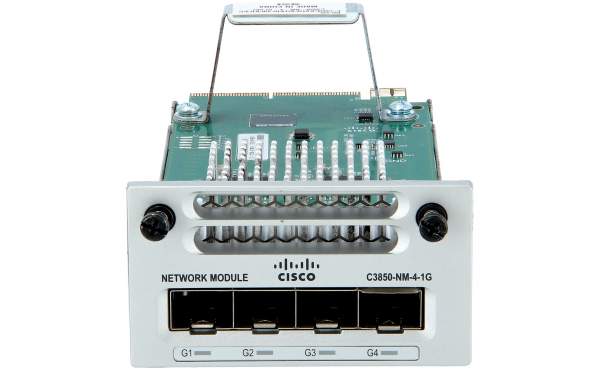 Cisco - C3850-NM-4-1G= - Cisco Catalyst 3850 4 x 1GE Network Module