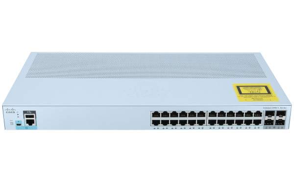 Cisco - WS-C2960L-24TS-LL - 24 x 10/100/1000 + 4 x Gigabit SFP (Uplink)