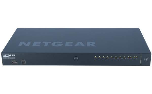 Netgear - GSM4212P-100EUS - AV Line M4250-10G2F-PoE+ - Switch - L3 - managed - 10 x 10/100/1000 (8 PoE+) - + 2 x Gigabit SFP