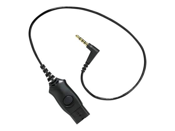 Plantronics - 88729-01 - 88729-01 3.5mm 6 pin-DIN Schwarz Audio-Kabel