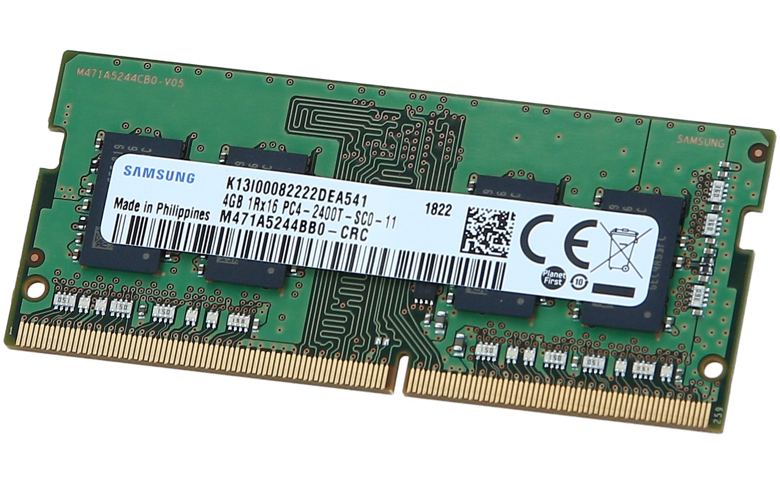 Samsung - M471A5244BB0-CRC - 4GB (1*4GB) 1RX16 PC4-2400T-S DDR4