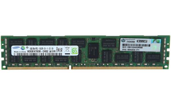 HPE - 593913-B21 - 8 GB 1x 8 Dual-Rank x4 PC3-10600R-9 DDR3 RDIMM - 8 GB - DDR3