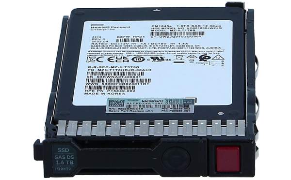HP - P19915-B21 - Mixed Use - Solid state drive - 1.6 TB - hot-swap - 2.5" SFF - SAS 12Gb/s