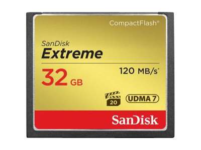 SANDISK - SDCFXSB-032G-G46 - Compact Flash Extreme 32GB 120MB/s