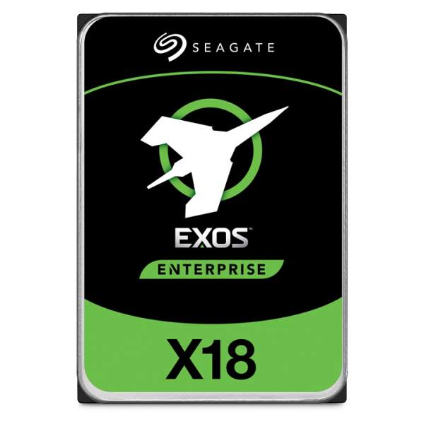 Seagate - ST12000NM001J - Exos X18 - Hard drive - encrypted - 12 TB - 3.5" - internal - SATA 6Gb/s - 7200 rpm - buffer: 256 MB - Self-Encrypting Drive (SED)
