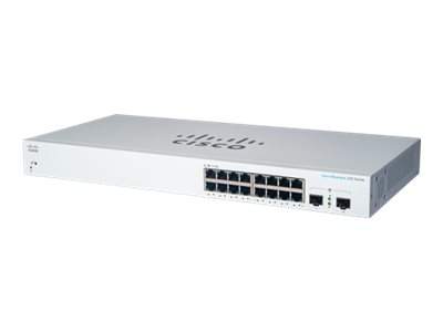Cisco - CBS220-16T-2G-EU - Business 220 Series CBS220-16T-2G - Switch smart 16 x 10/100/1000 + 2 x G