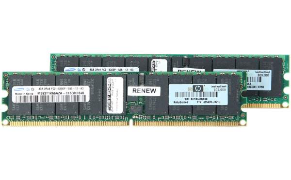 HP - 408855-B21 - HP 16GB (2 X 8GB) DDR2 667MHZ PC2-5300P MEMORY KIT