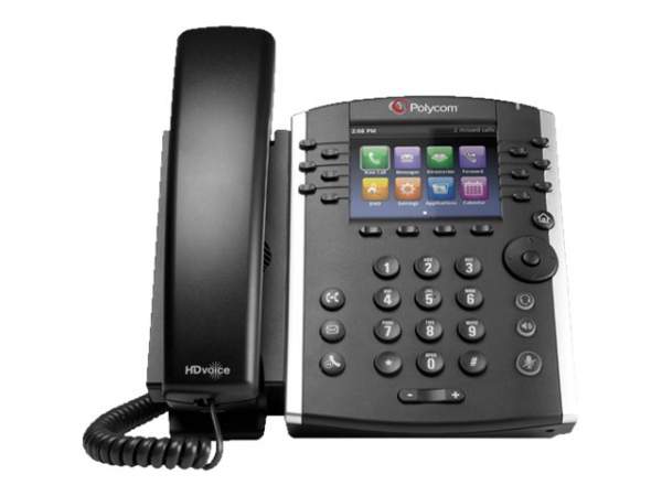 POLYCOM - 2200-46157-025 - VVX 400 12-line Desktop Phone with HD Voice.