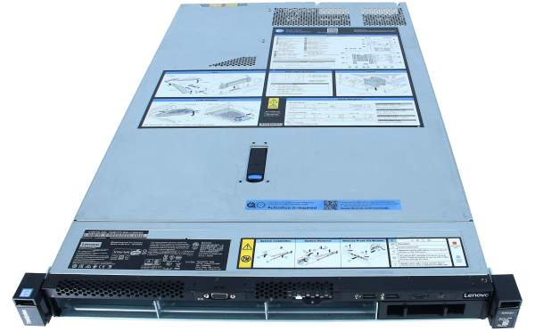 Lenovo - 7X08A078EA - ThinkSystem SR530 - Server - rack-mountable - 1U - 2-way - 1 x Xeon Silver 4210 / 2.2 GHz - RAM 16 GB SAS - hot-swap 2.5" bay(s) - no HDD