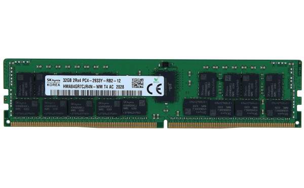Hynix - HMA84GR7CJR4N-WM - DDR4 - module - 32 GB - DIMM 288-pin - 2933 MHz / PC4-23400 - CL21 - 1.2 V - registered - ECC