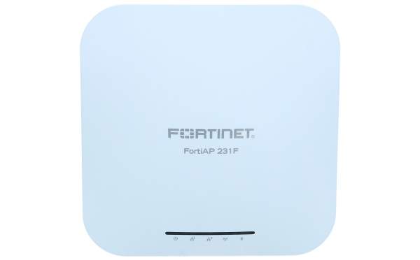 Fortinet - FAP-231F-E - FortiAP 231F - 1201 Mbit/s - 574 Mbit/s - 1201 Mbit/s - 10,100,1000 Mbit/s - 2.400€œ2.4835 - 5.150€œ5.250 - 5.250€œ5.350 - 5.470€œ