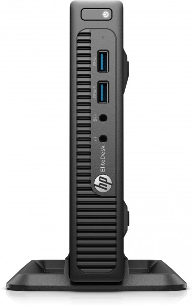 HP - X6U08EA - HP EliteDesk 705 G3 Mini 3,1 GHz AMD A A12-9800E Schwarz Desktop Mini-PC