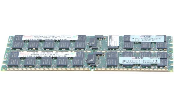 HPE - 483403-B21 - HP 8GB REG PC2-5300 2x4 GB Low Power Dual Rank Kit