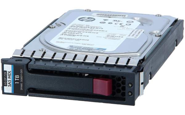 HPE - 507614-B21 - 1TB 6G SAS 7.2K rpm LFF (3.5-inch) Dual Port Midline 1yr Warranty - 3.5" - 1000 GB - 7200 Giri/min