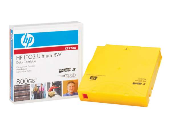 HP - C7973A - HP - LTO Ultrium 3 - 400 GB / 800 GB - Gold - Speichermedium